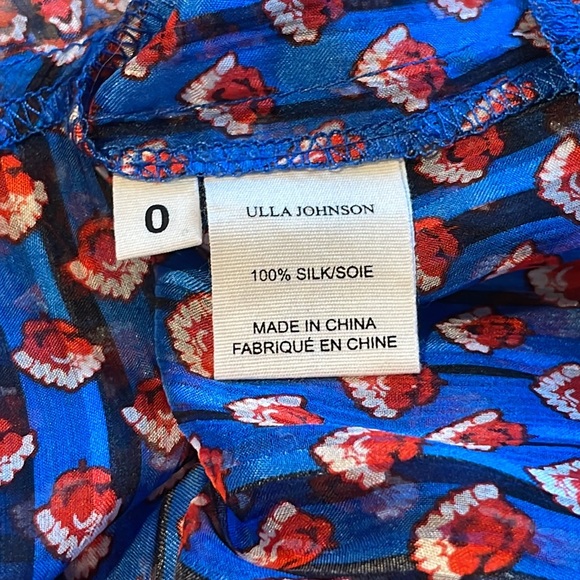 Ulla Johnson Avery Silk Chiffon Top - Picture 7 of 7